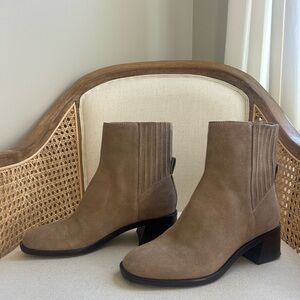 Dolce Vita Taupe Ankle Booties